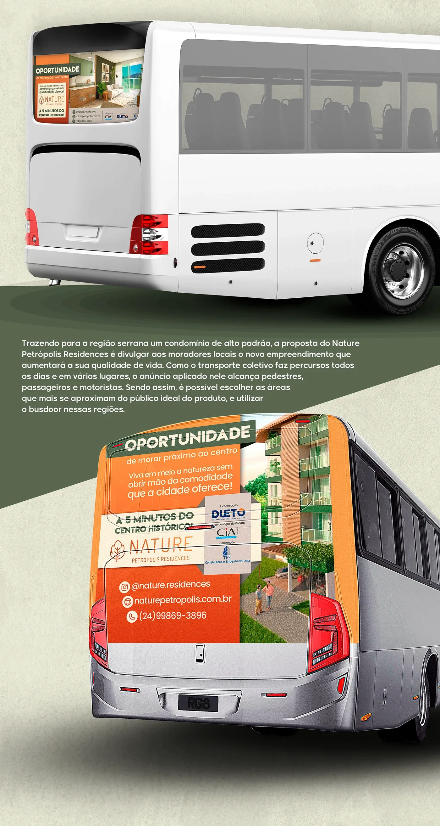 Nature Residences | Busdoor e Backbus